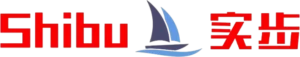 Shibu trade company official logo with sailboat icon